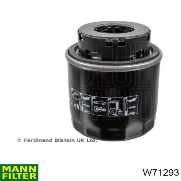 W71293 Mann-Filter фільтр масляний