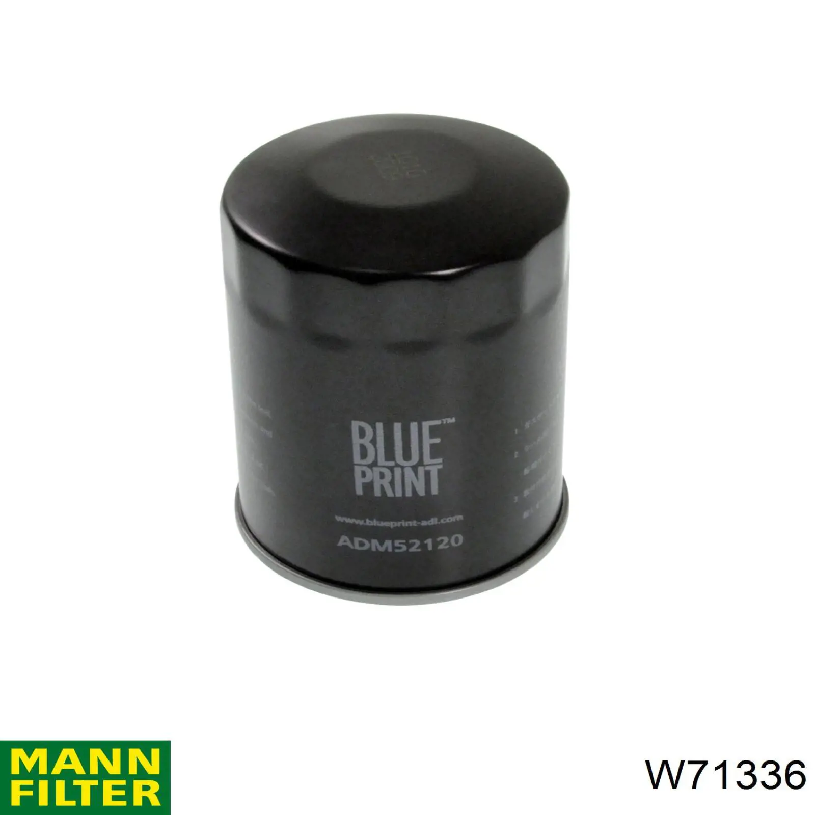 Масляний фільтр двигуна Mann-Filter W71336 ціна, від 6.04 USD