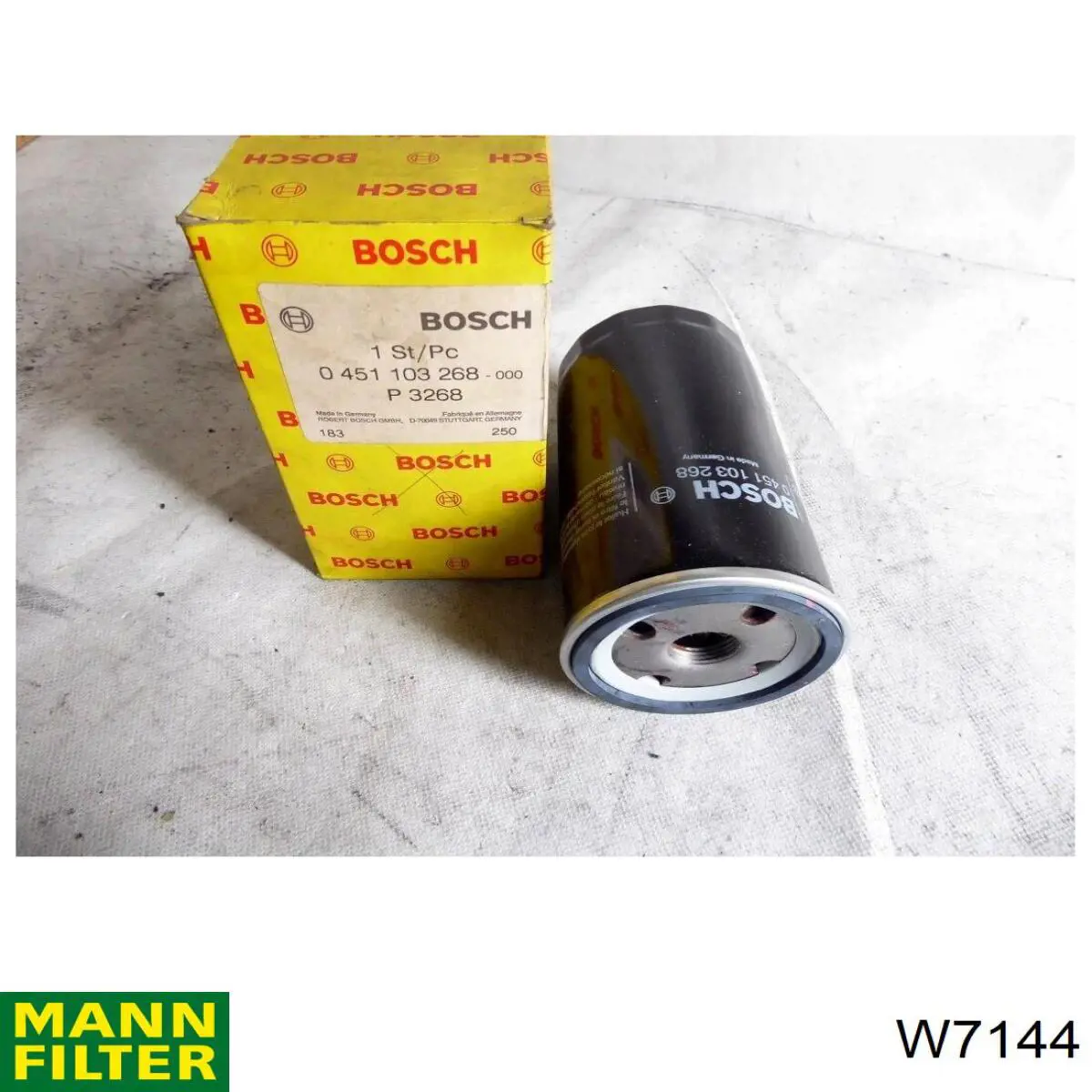 Масляний фільтр W7144 Mann-Filter