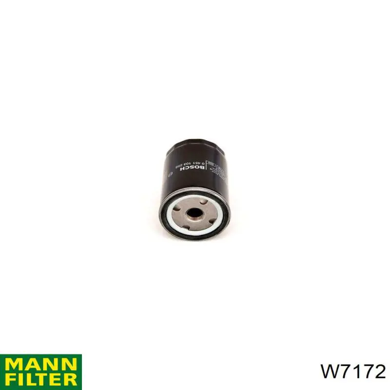 Масляний фільтр двигуна Mann-Filter W7172 ціна, від 5.95 USD