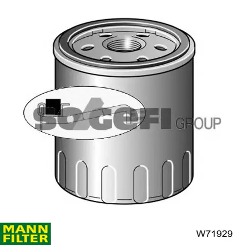 Купити W71929 Mann-Filter Фільтр очищення масла відцентровий
