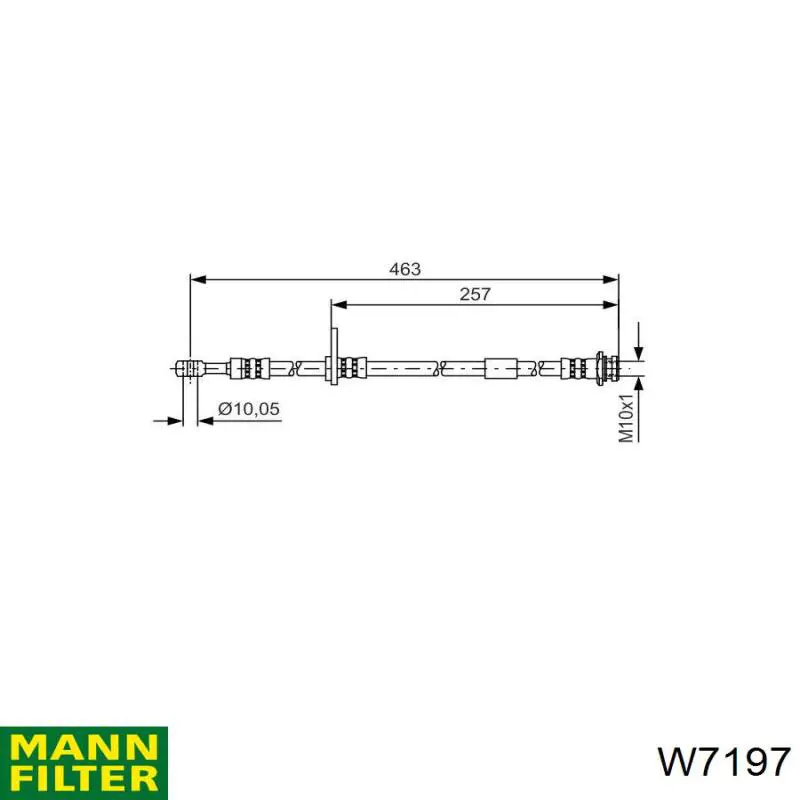 Купити W7197 Mann-Filter Фільтр очищення масла відцентровий