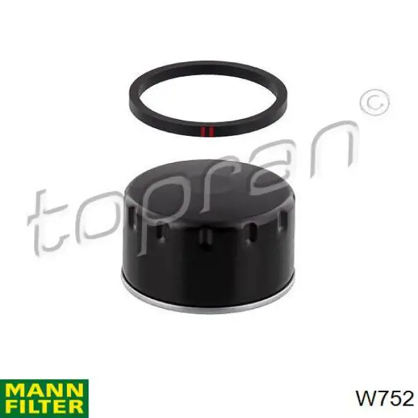 Купити W752 Mann-Filter Фільтр очищення масла відцентровий