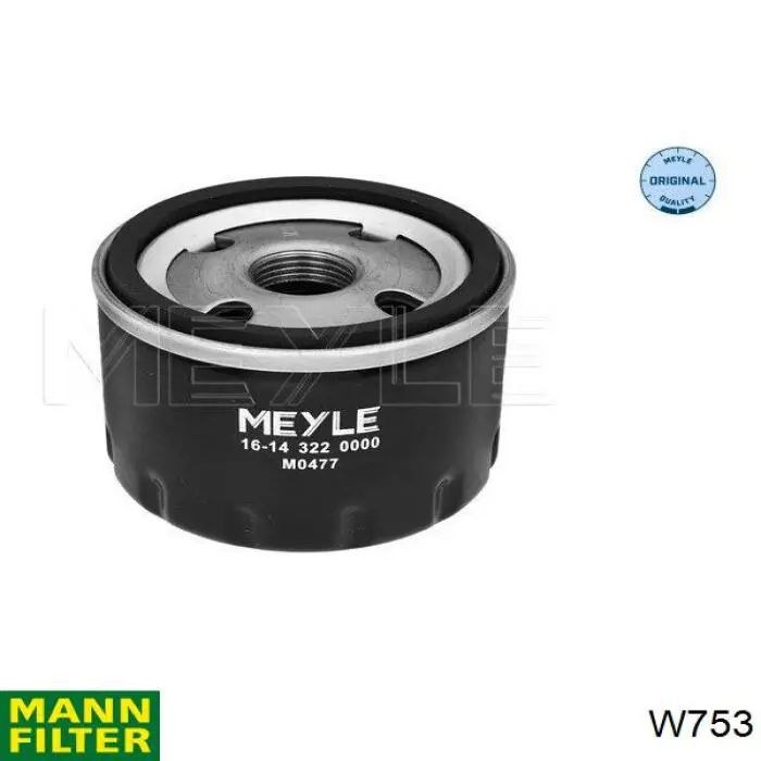 Купити W753 Mann-Filter Фільтр очищення масла відцентровий