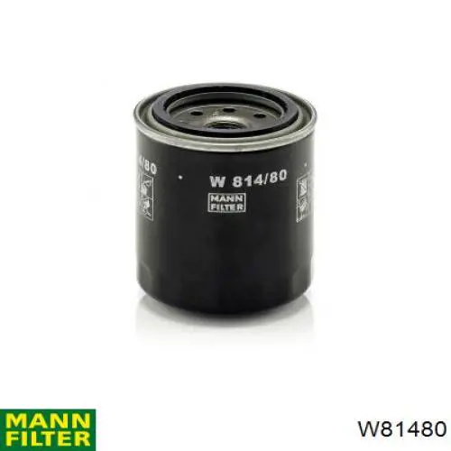 Фільтр масляний W81480 Mann-Filter