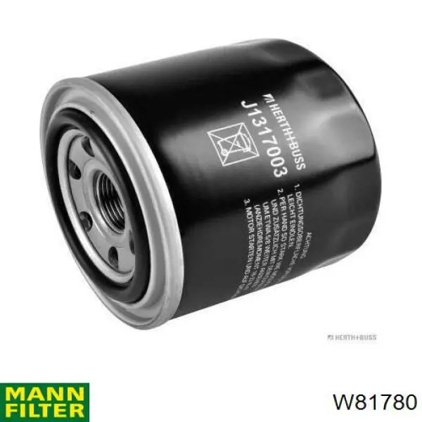 Масляний фільтр W81780 Mann-Filter