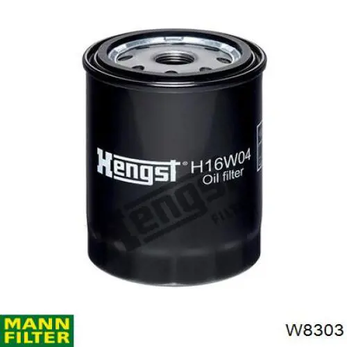 Масляний фільтр двигуна Mann-Filter W8303 ціна, від 12.13 USD