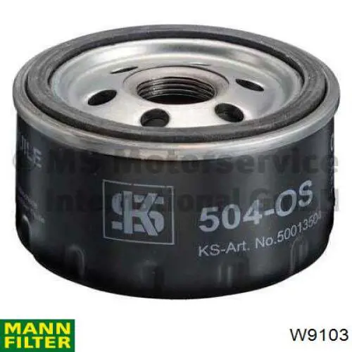 W9103 Mann-Filter фільтр масляний
