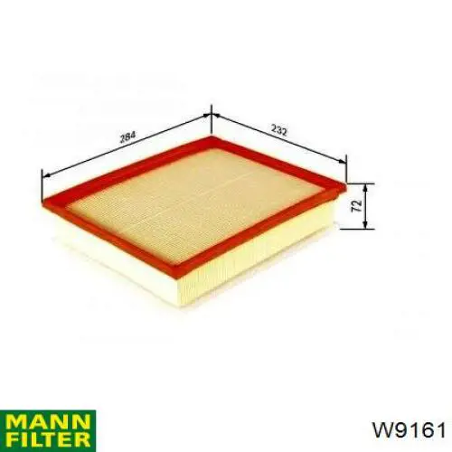 Фільтр масляний Mann-Filter W9161
