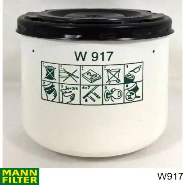 Масляний фільтр W917 Mann-Filter