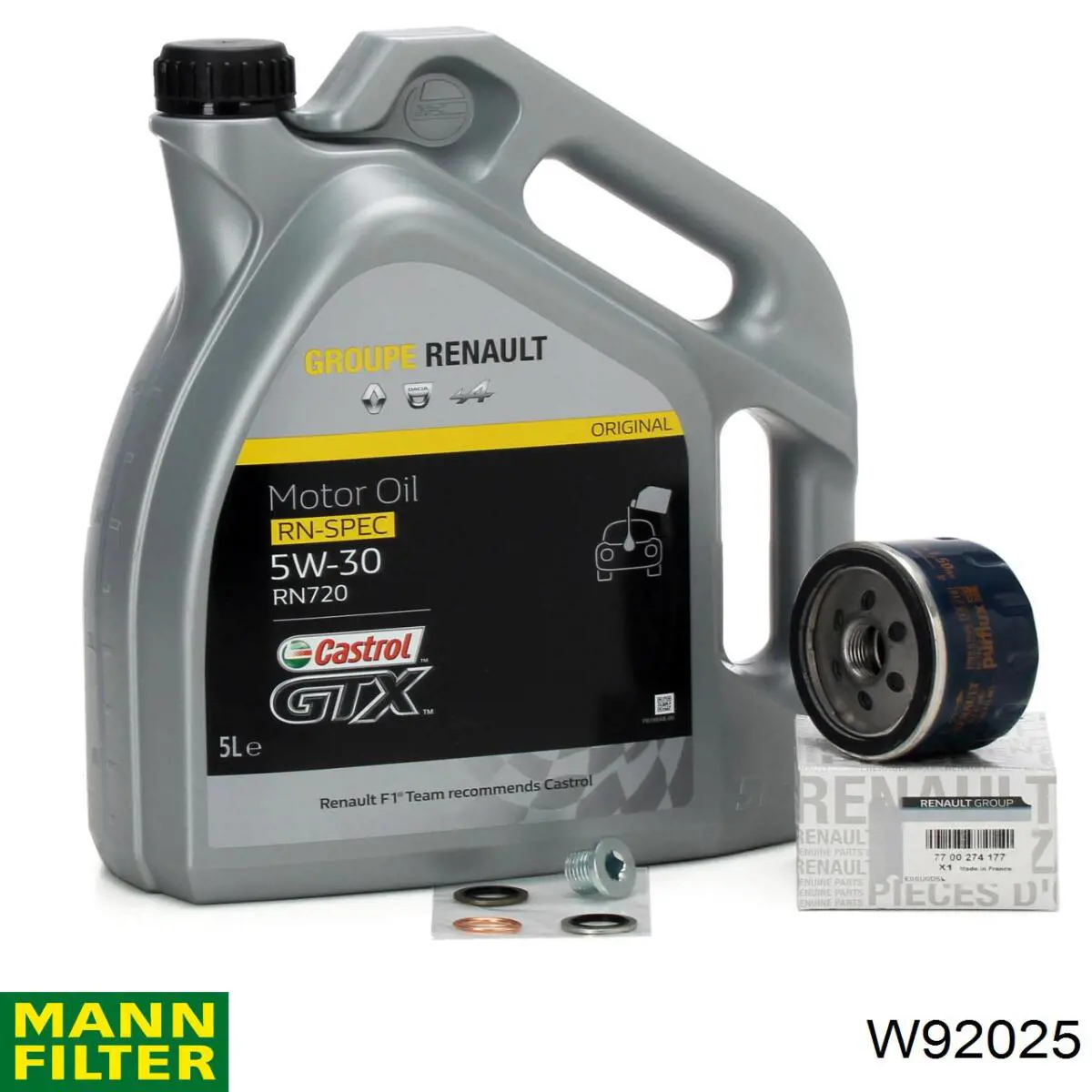 Масляний фільтр двигуна Mann-Filter W92025 ціна, від 5.08 USD
