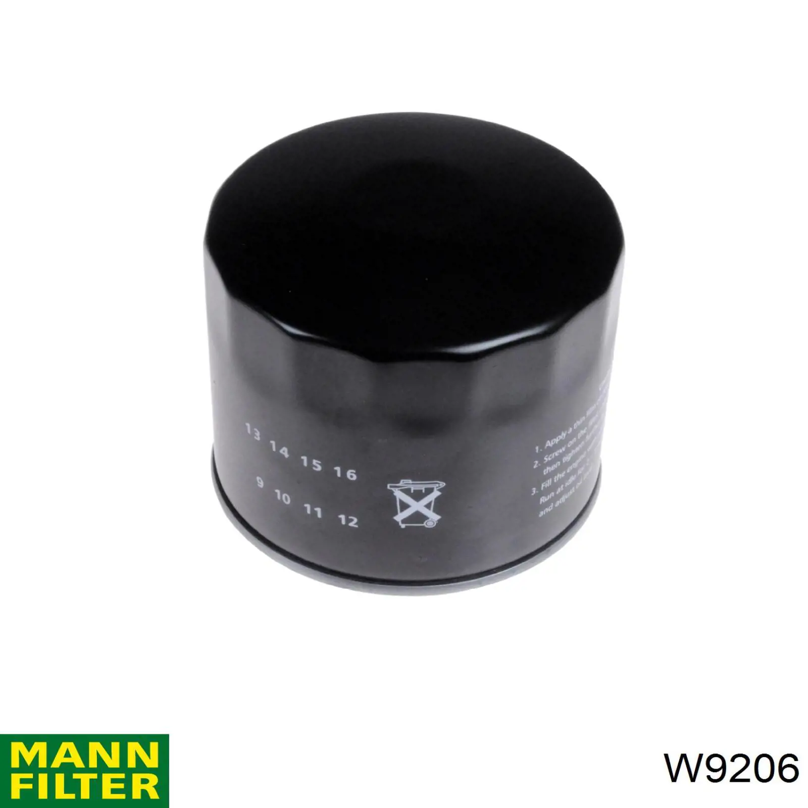 W9206 Mann-Filter фільтр масляний