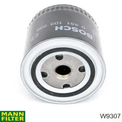 Масляний фільтр двигуна Mann-Filter W9307 ціна, від 6.22 USD