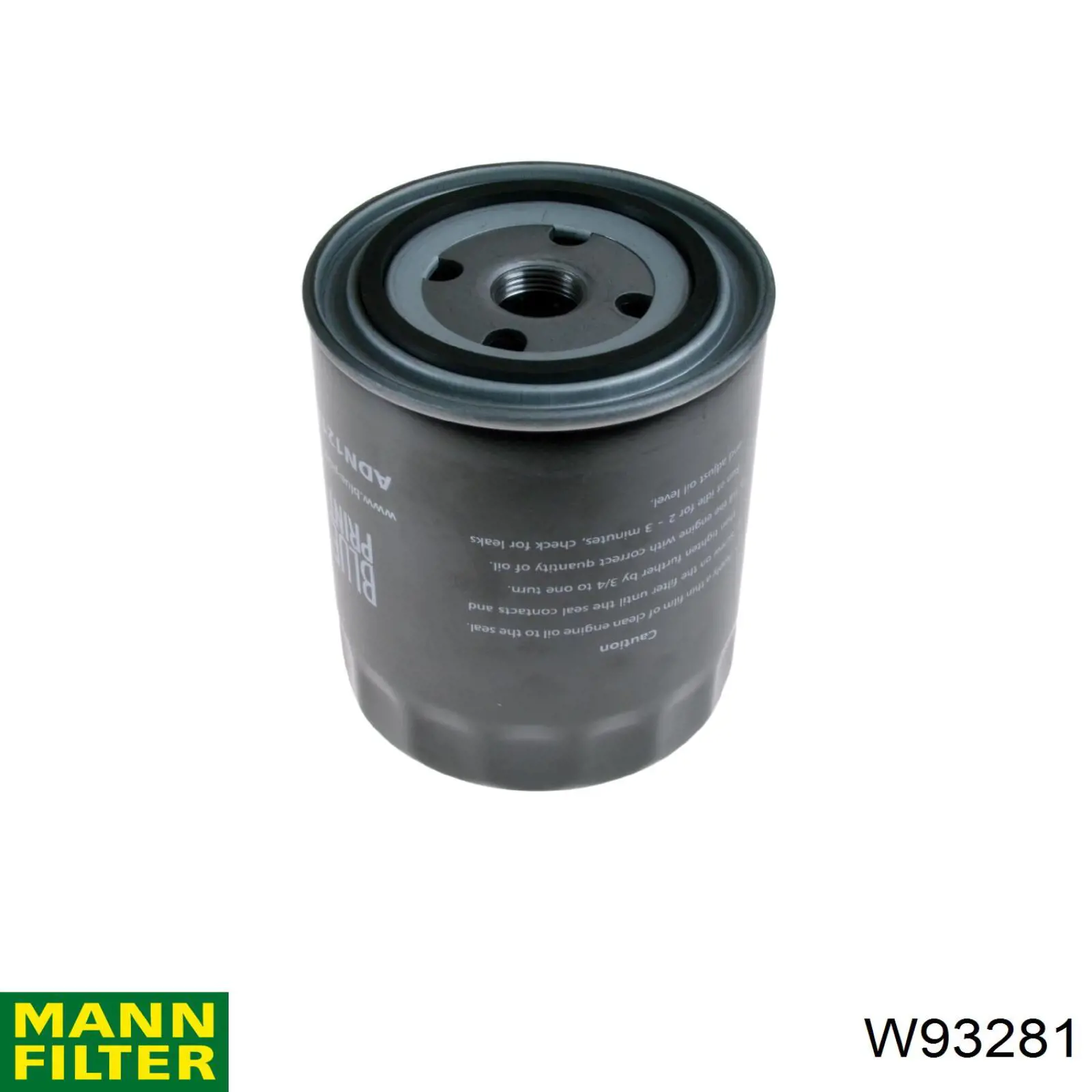 Масляний фільтр W93281 Mann-Filter