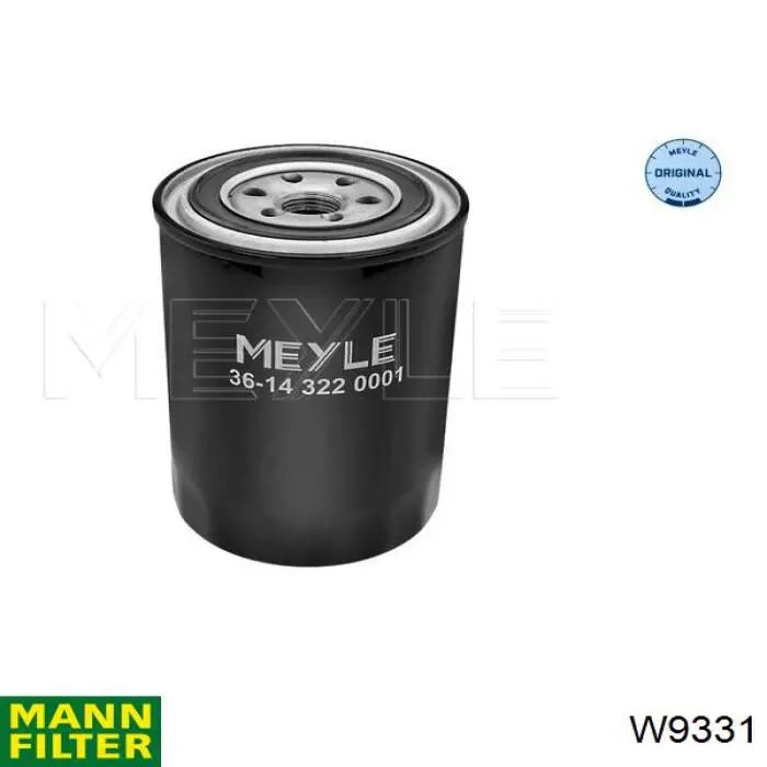 W9331 Mann-Filter фільтр масляний