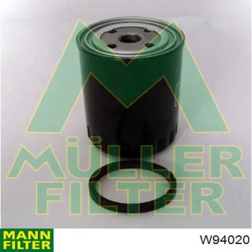 Масляний фільтр двигуна Mann-Filter W94020 ціна, від 7.97 USD