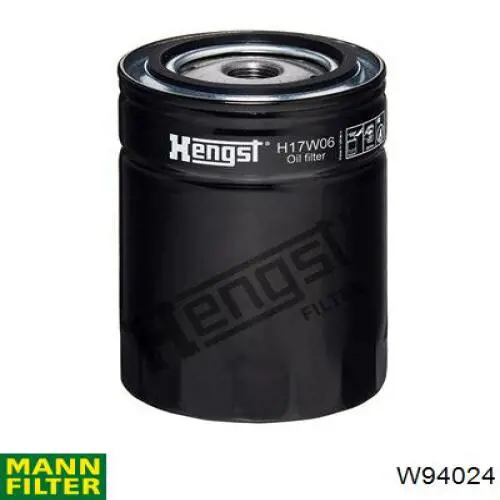Масляний фільтр двигуна Mann-Filter W94024 ціна, від 8.54 USD