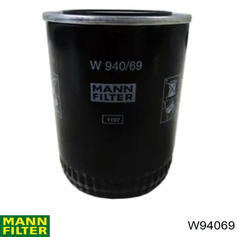 Масляний фільтр двигуна Mann-Filter W94069 ціна, від 11.55 USD