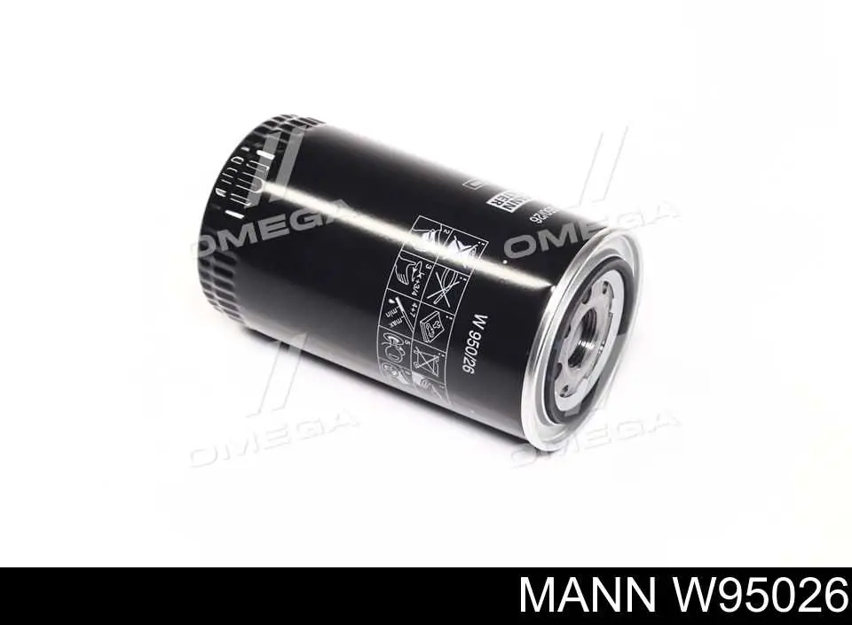 Масляний фільтр двигуна Mann-Filter W95026 ціна, від 17.92 USD