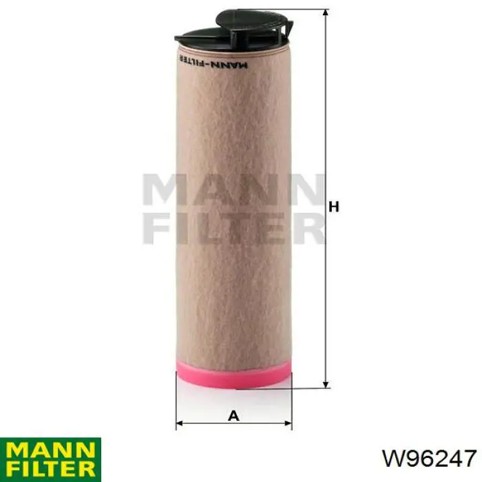 Масляний фільтр двигуна Mann-Filter W96247 ціна, від 14.43 USD