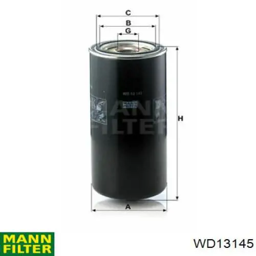 Фільтр гідравлічної системи WD13145 Mann-Filter