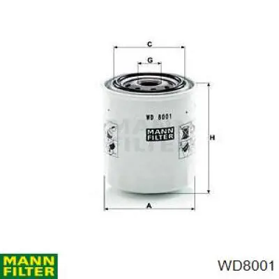  Mann-Filter WD8001 ціна, від 11.83 USD