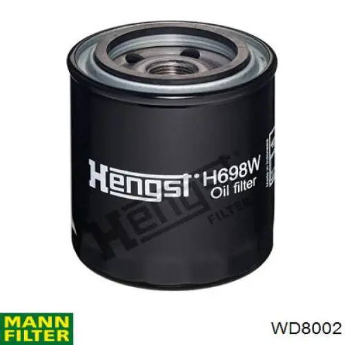 Масляний фільтр двигуна Mann-Filter WD8002 ціна, від 17.33 USD