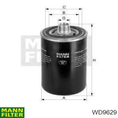 WD9629 Mann-Filter фільтр гідравлічної системи