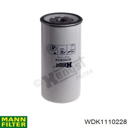 WDK1110228 Mann-Filter фільтр паливний