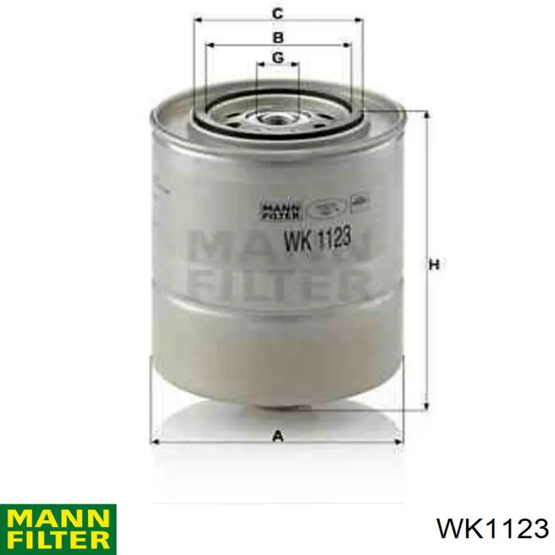 WK1123 Mann-Filter фільтр паливний