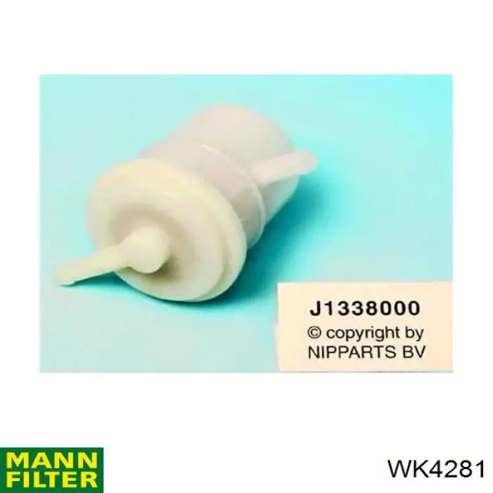 Паливний фільтр WK4281 Mann-Filter
