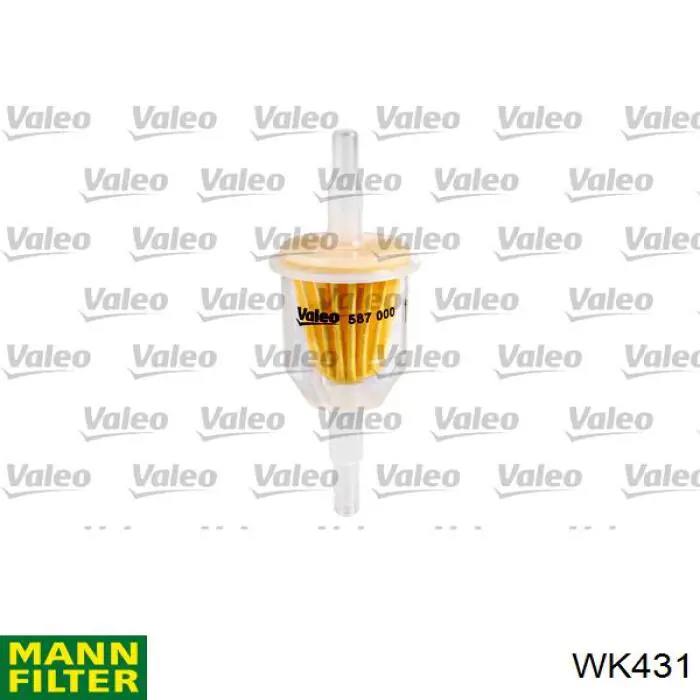 Фільтр тонкого очищення палива Mann-Filter WK431 ціна, від 1.76 USD