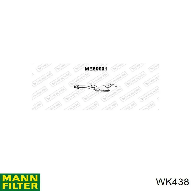 WK438 Mann-Filter фільтр паливний