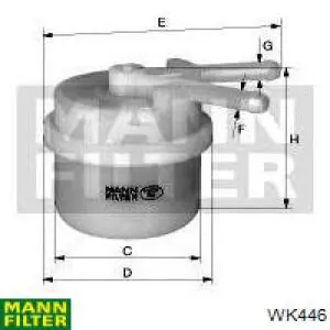 WK446 Mann-Filter фільтр паливний