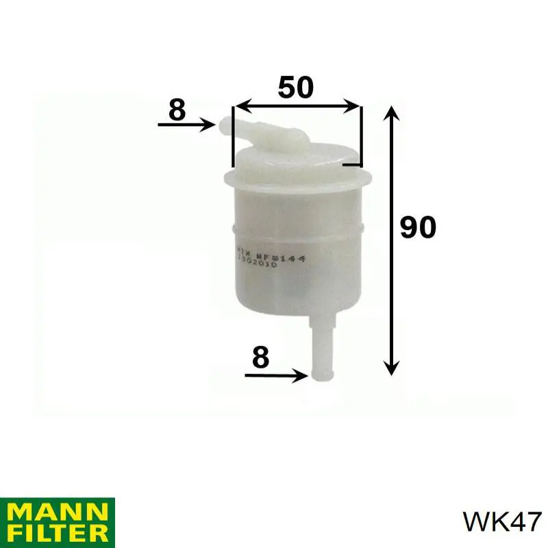 WK47 Mann-Filter фільтр паливний