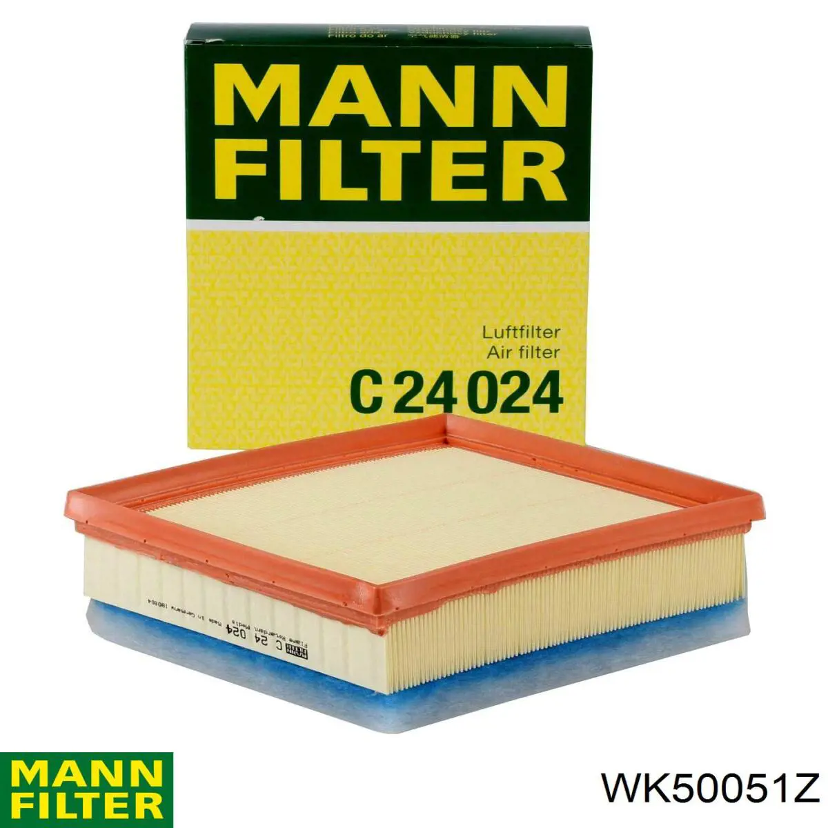 Фільтр паливний Mann-Filter WK50051Z