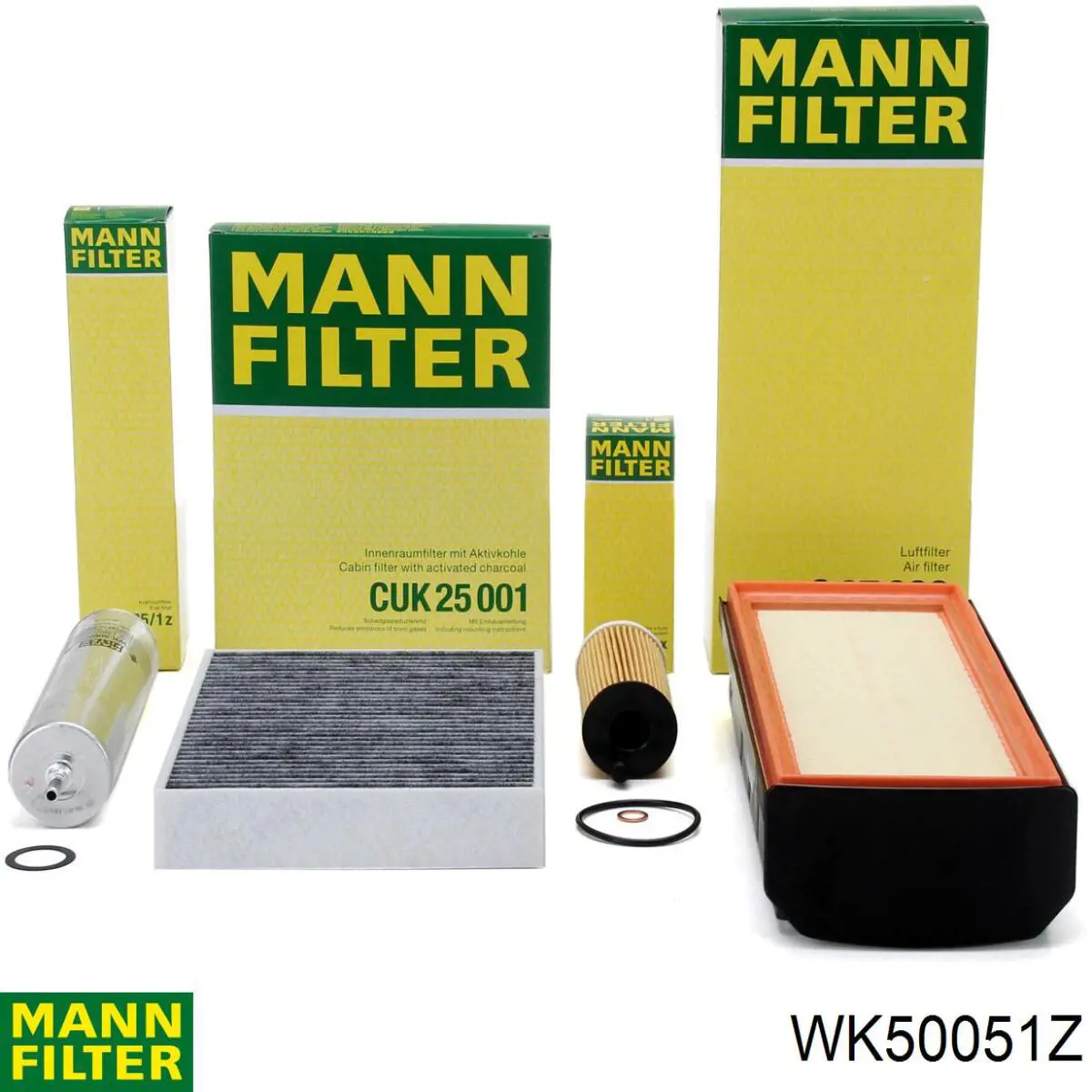 Купити WK50051Z Mann-Filter Фільтр-відстійник палива грубої очистки
