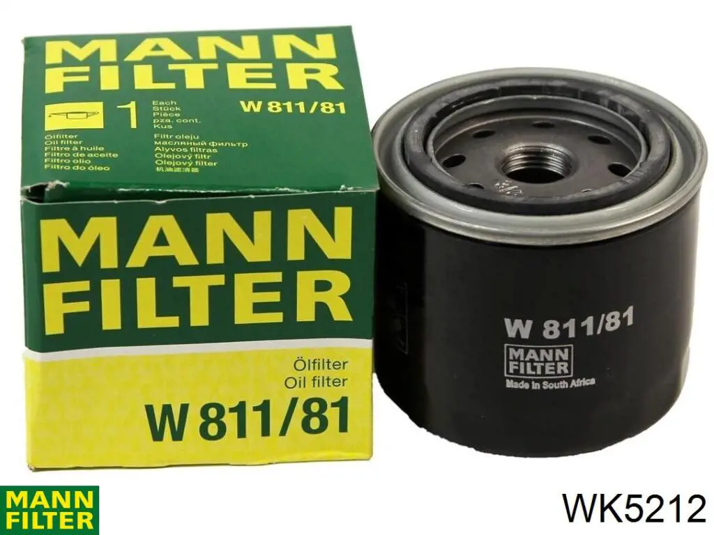 Фільтр тонкого очищення палива Mann-Filter WK5212 ціна, від 37.15 USD