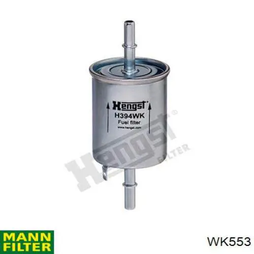 Фільтр тонкого очищення палива Mann-Filter WK553 ціна, від 7.72 USD