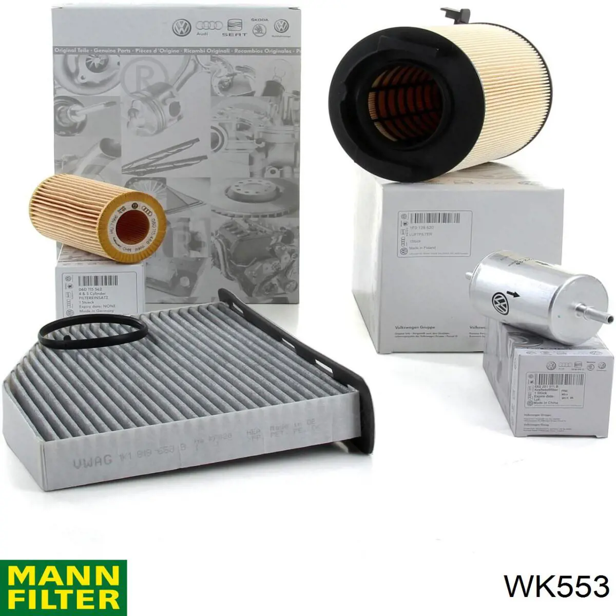 Купити WK553 Mann-Filter Фільтр-відстійник палива грубої очистки