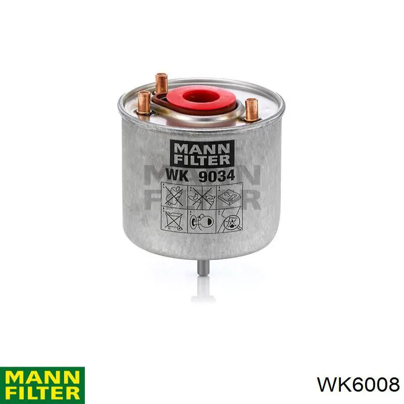 WK6008 Mann-Filter Фільтр палива