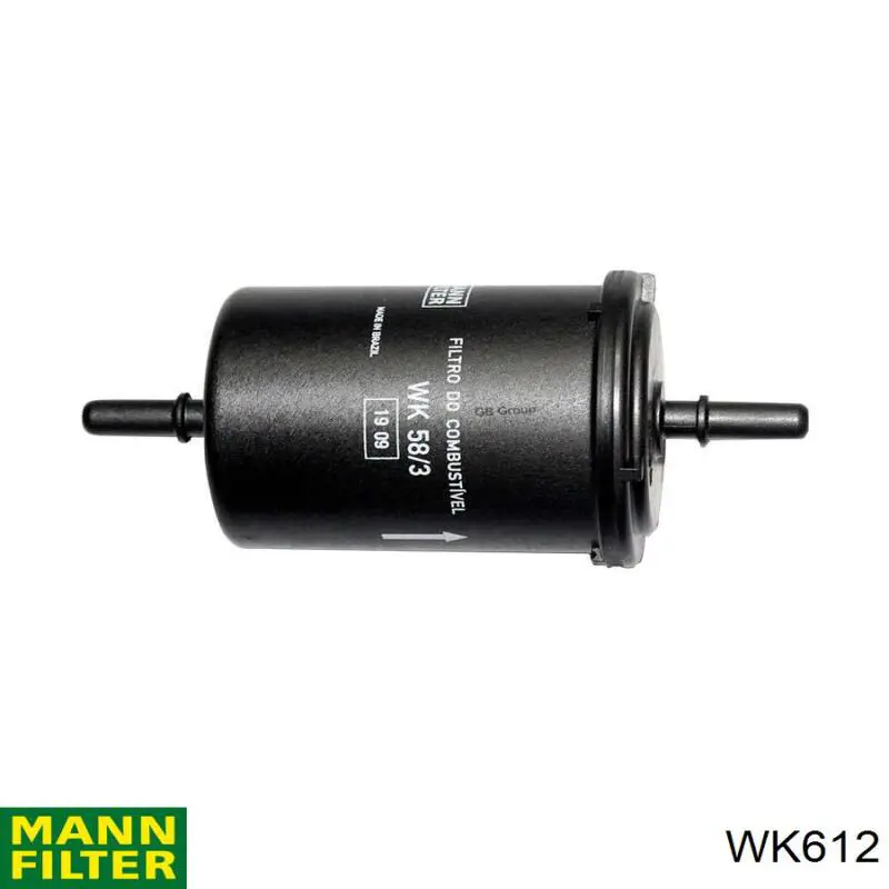 Фільтр тонкого очищення палива Mann-Filter WK612 ціна, від 5.62 USD