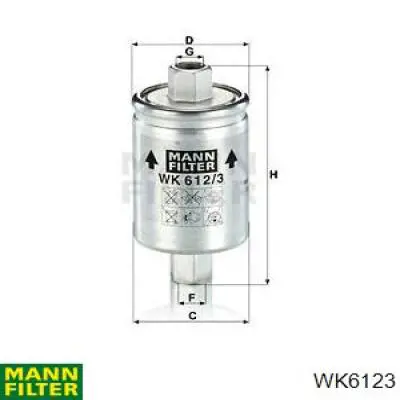 WK6123 Mann-Filter фільтр паливний