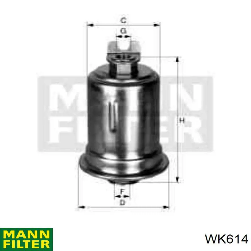 WK614 Mann-Filter Фільтр палива