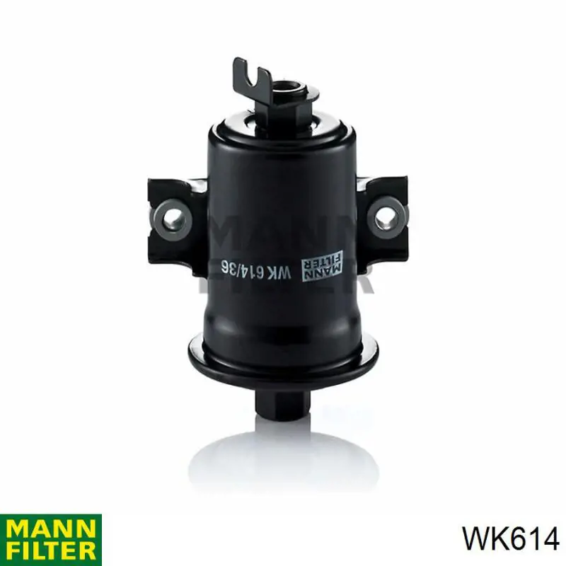 Фільтр тонкого очищення палива Mann-Filter WK614 ціна, від 5.74 USD