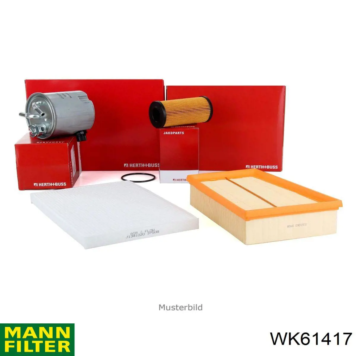 Фільтр тонкого очищення палива Mann-Filter WK61417 ціна, від 11.18 USD
