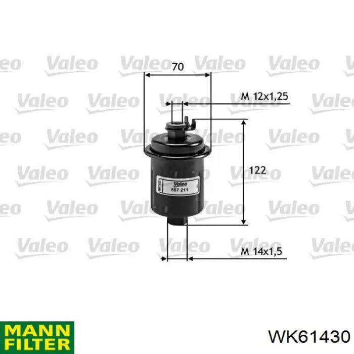 WK61430 Mann-Filter фільтр паливний