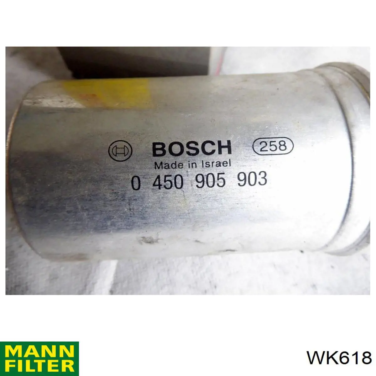 Фільтр тонкого очищення палива Mann-Filter WK618 ціна, від 8.93 USD