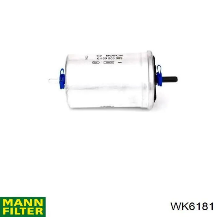 Фільтр тонкого очищення палива Mann-Filter WK6181 ціна, від 9.66 USD