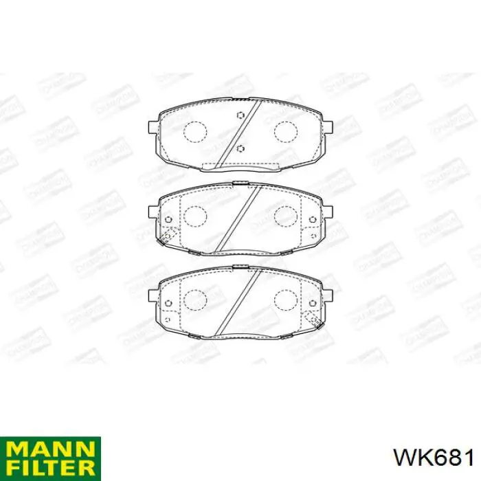 WK681 Mann-Filter Фільтр палива
